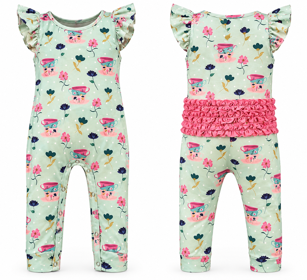Short Sleeve T-Cup Romper