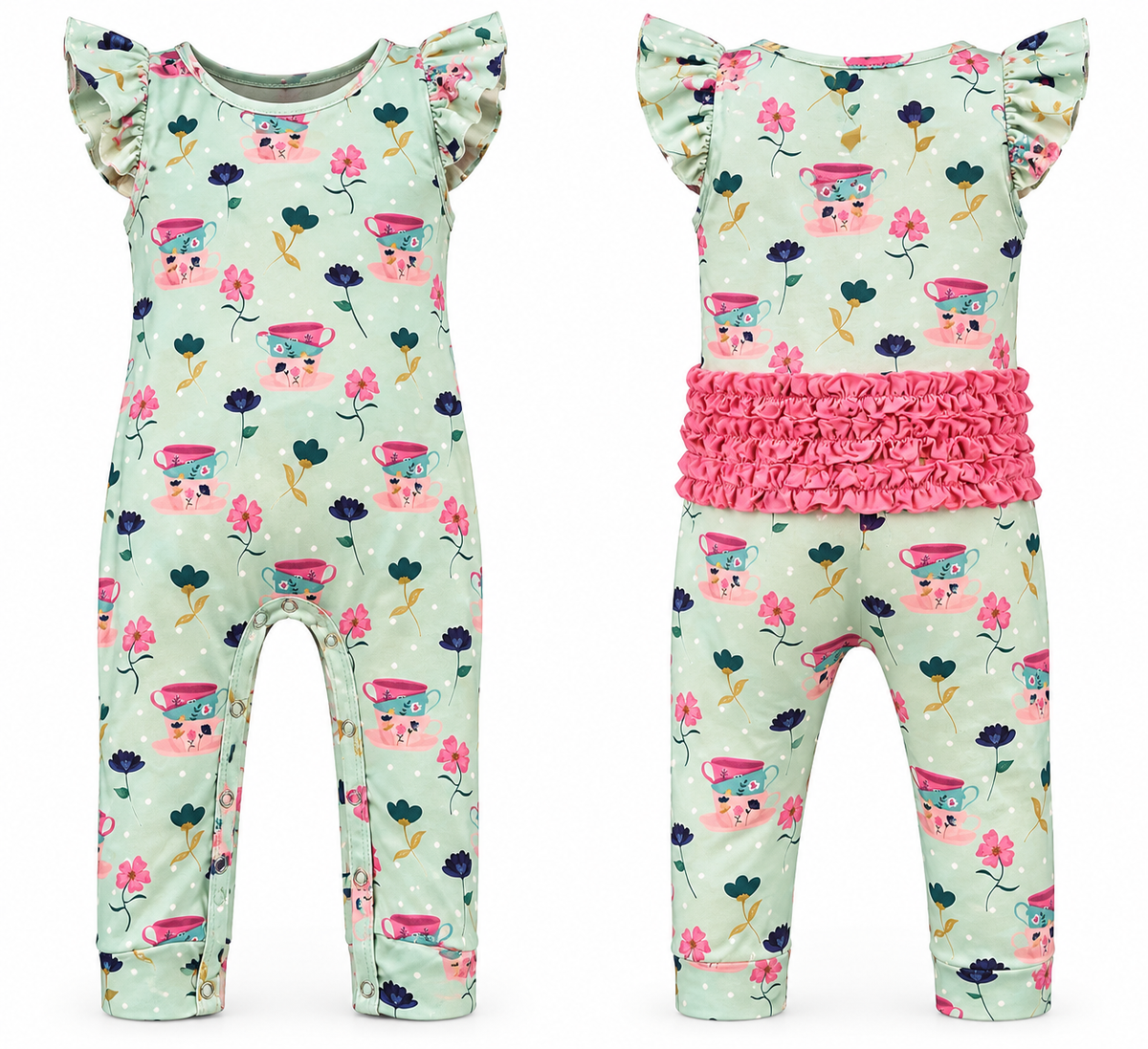 Short Sleeve T-Cup Romper