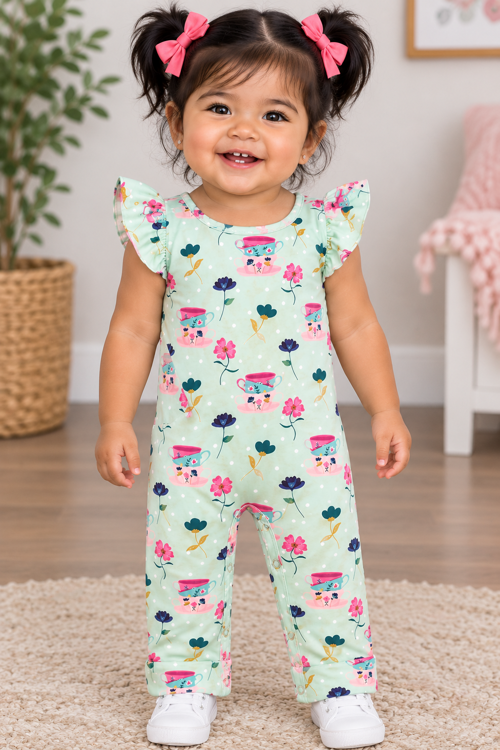 Short Sleeve T-Cup Romper
