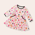 Long Sleeve Pink Pumpkin Dress